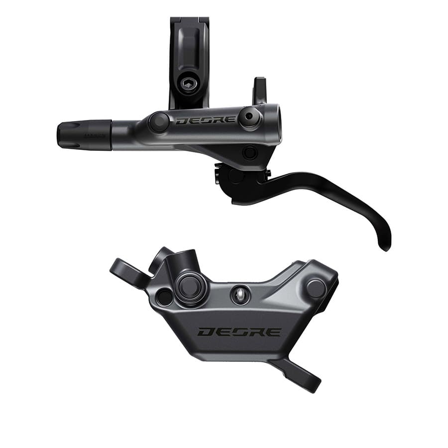 Shimano Deore BL-M6200 / BR-6220 Front, Post mount, Disc: 200 or 220mm (not included), Black, EM62201JLFPMA100 MTB Hydraulic Disc Brakes