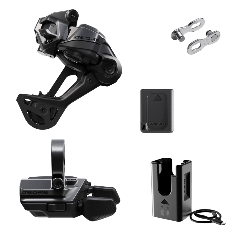Shimano Deore DI2 Drivetrain Upgrade Kit Long Cage (SGS) | Band Clamp (R) Parts - Groupsets