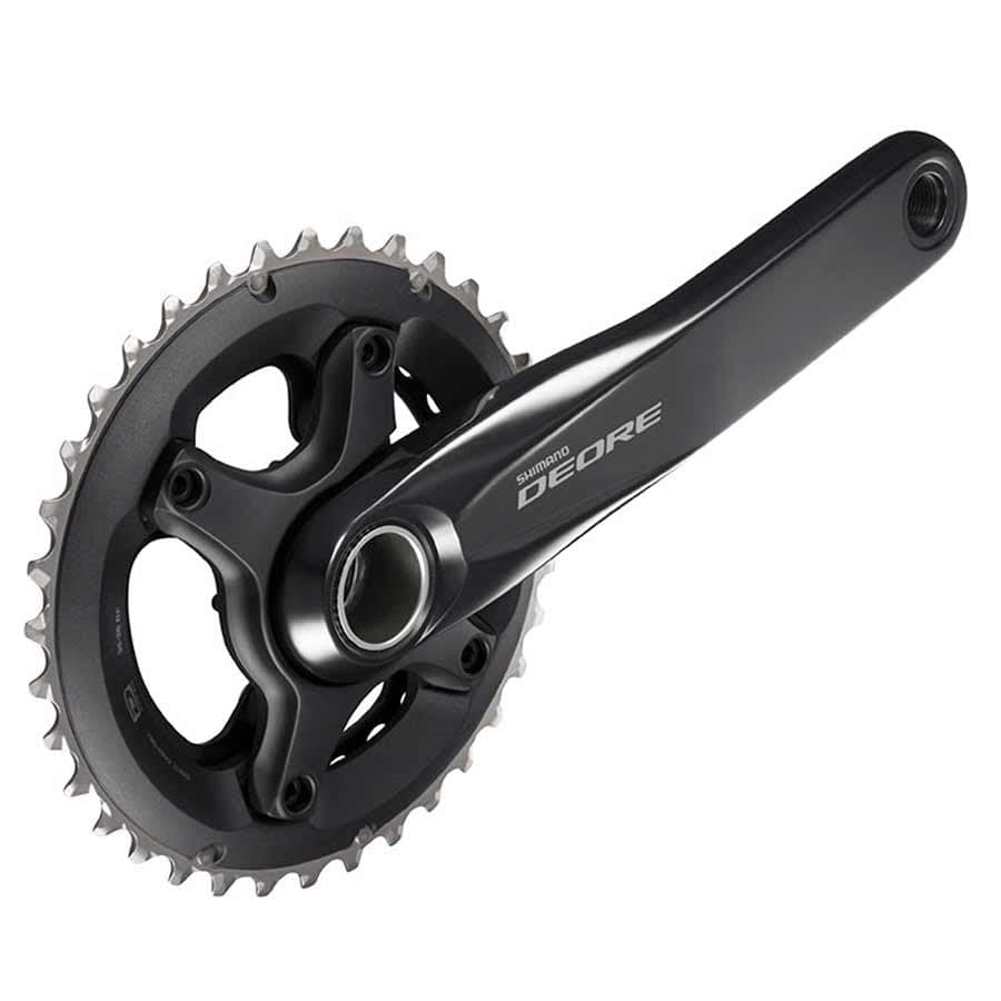 Shimano Deore FC-M6000 , Crankset, 10 sp., 24mm, 26/36T, BCD:64/96, Hollowtech II, 175mm, Black MTB Cranksets