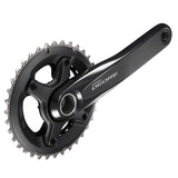 Shimano Deore FC-M6000 Shimano, Deore FC-M6000, Crankset, 10 sp., 24mm, 26/36T, BCD:64/96, Hollowtech II, 170mm, Black MTB Cranksets