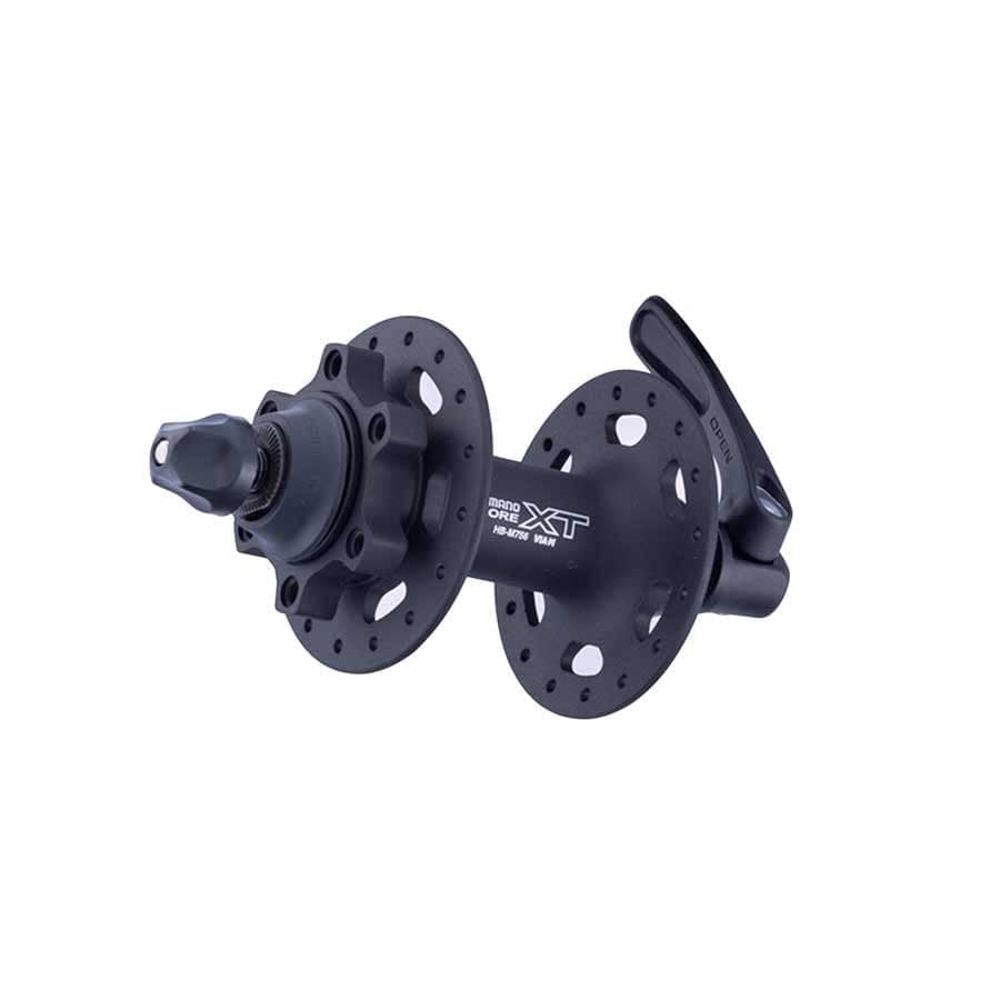 Shimano Deore XT HB/FH-M756 FH-M756, Rear disc brake hub, 32H, 6-bolt, 135mm, QR, Black Disc Hubs