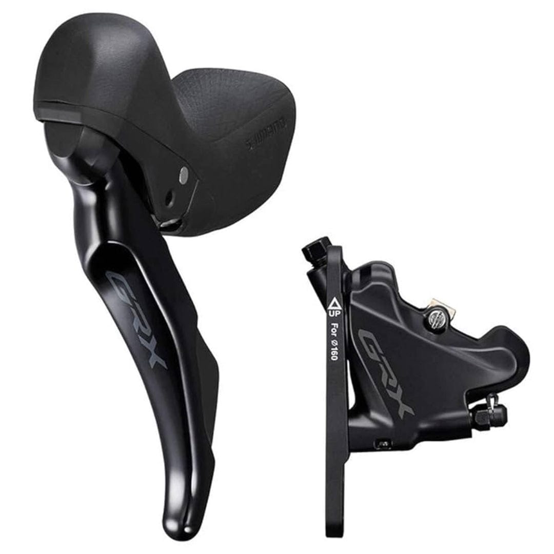 Shimano DISC BRAKE ASSEMBLED SET/J-KIT, GRX, ST-RX400(L), BR-RX400(F), RESIN(W/FIN), SM-BH90 BLACK INVENTORY - MECHANICAL - Brakes & Shifters