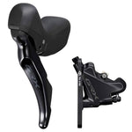 Shimano DISC BRAKE ASSEMBLED SET/J-KIT, GRX, ST-RX400(L), BR-RX400(F), RESIN(W/FIN), SM-BH90 BLACK INVENTORY - MECHANICAL - Brakes & Shifters