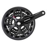 Shimano FC-A070/A073 3, Crankset, 7/8 sp., 170mm, 30/39/50T, BCD:Rivets, Square, 45mm, Black Road / Track Cranksets