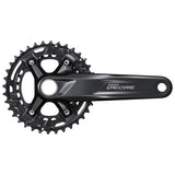 Shimano FC-M4100-2 170mm, Black, EFCM41002BCX66 MTB Cranksets