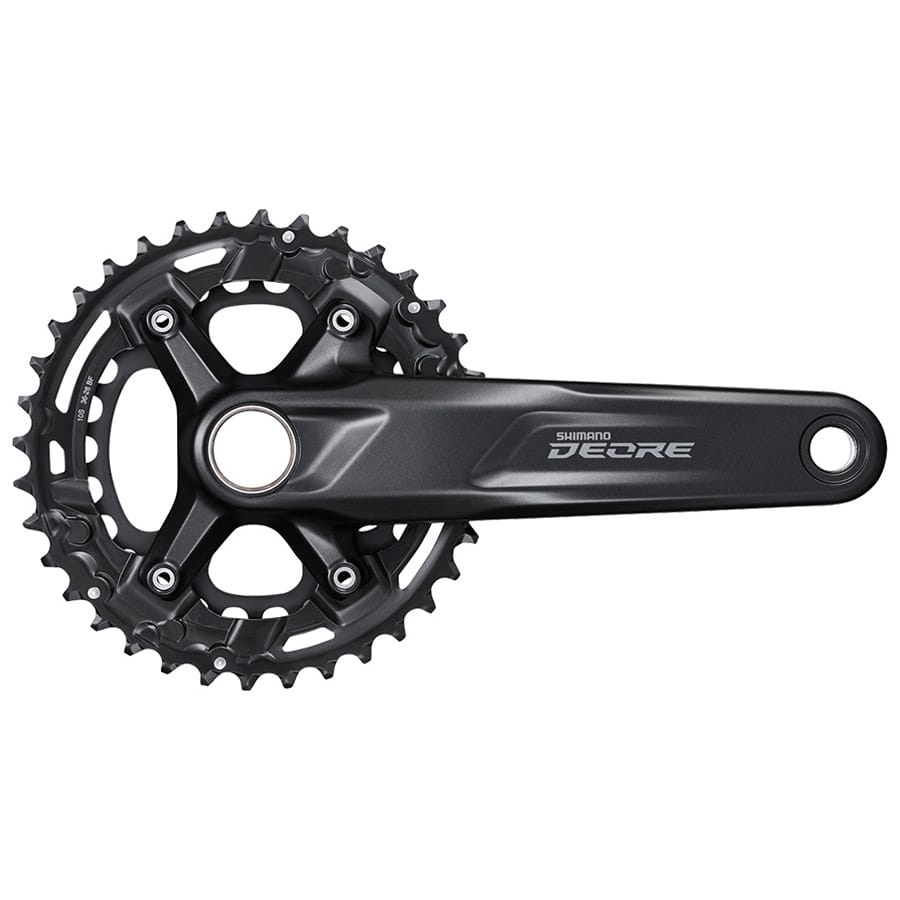 Shimano FC-M4100-2 175mm, Black, EFCM41002BEX66 MTB Cranksets