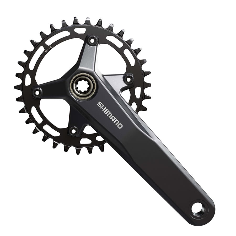 Shimano FC-MT520-1 34, Hollowtech II, 165mm, Black, Boost, EFCMT520AXA4 MTB Cranksets