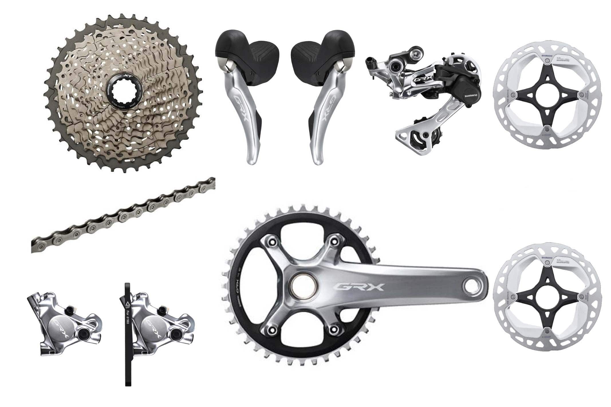 Shimano GRX 810 Limited Groupset 1x Drop-bar 172.5mm Parts - Groupsets - Gravel