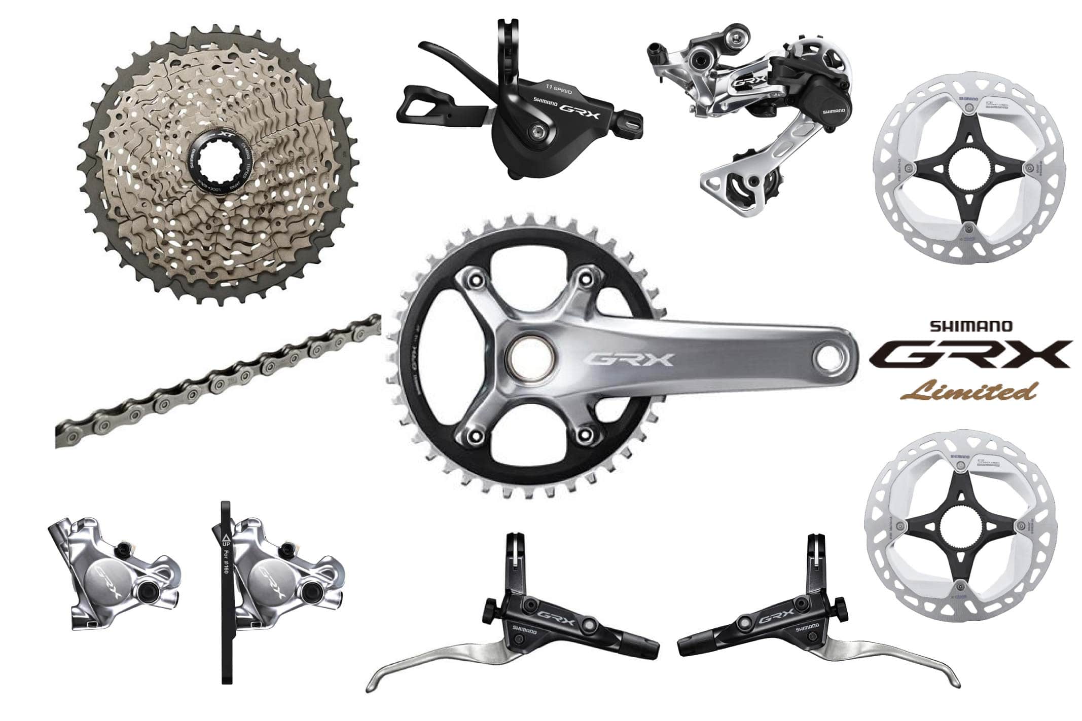 Shimano GRX 810 Limited Groupset 1x Flat-bar 172.5mm Parts - Groupsets - Gravel