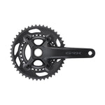 Shimano GRX FC-RX600-10 Shimano, GRX FC-RX600-10 30/46T, Crankset, Speed: 10, Spindle: 24mm, BCD: 80/110, 30/46, Hollowtech II, 165mm, Black, Road Disc, EFCRX600102AX60 Road / Track Cranksets