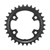 Shimano GRX FC-RX600 2x10 / 2x11 30, Speed: 10/11, BCD: 80, Bolts: 4, Inner, Aluminum, Black Chainrings