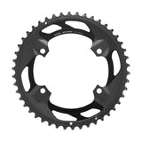 Shimano GRX FC-RX600 2x10 / 2x11 46, Speed: 11, BCD: 110, Bolts: 4, Outer, Aluminum, Black Chainrings