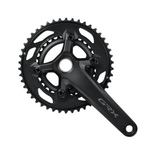 Shimano GRX FC-RX610-2, Crankset, Speed: 12, Spindle: 24mm, BCD: 80/110, 30/46, 170mm, Black, Road Disc Parts - Chainrings