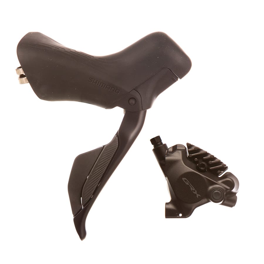 Shimano GRX ST-RX715 / BR-RX410 Shimano, GRX ST-RX715 / BR-RX410, Road Hydraulic Disc Brake, Rear, Flat mount, 160mm (not included), Black, IRX7153DRRDSC170A Road Hydraulic Disc Brakes