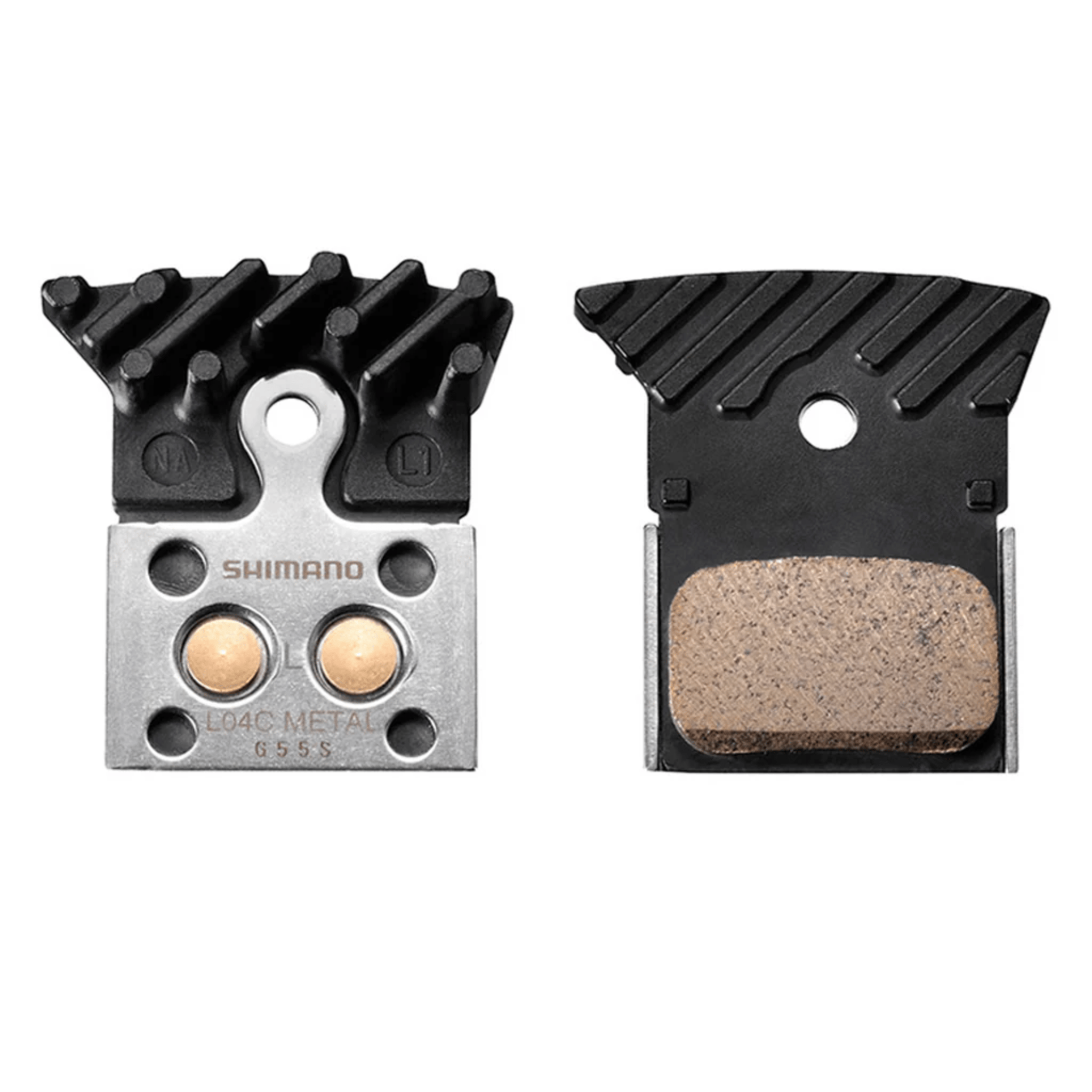 Shimano Metal Pad L04C w/Fin Parts - Brake Pads - Disc
