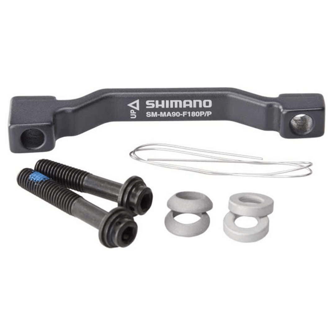 Shimano Mount Adapter for Disc Brake Caliper SM-MA90-F203P/PM Ultimate series for Post mount 180mm to 203mm Parts - Brake Small Parts