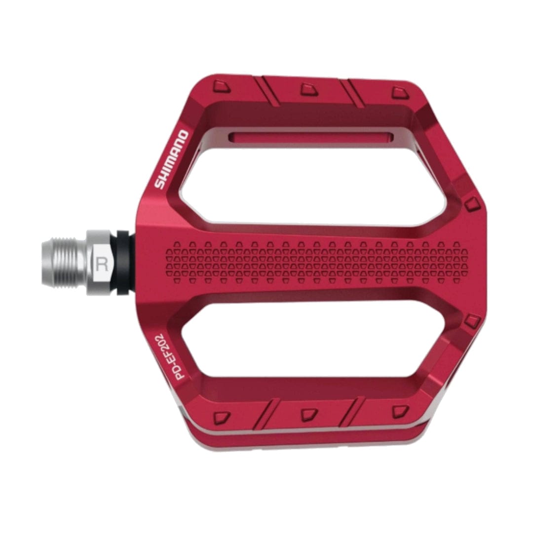 Shimano PD-EF202 Flat Pedal Red Parts - Pedals - Mountain - Flats