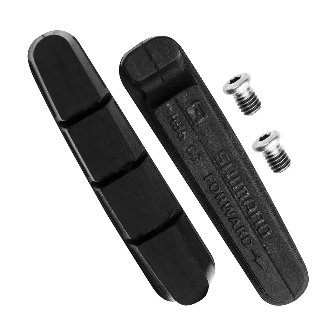 Shimano R55C3 Cartridge Type Rim Brake Pads and Fixing Bolt Parts - Brake Pads - Rim