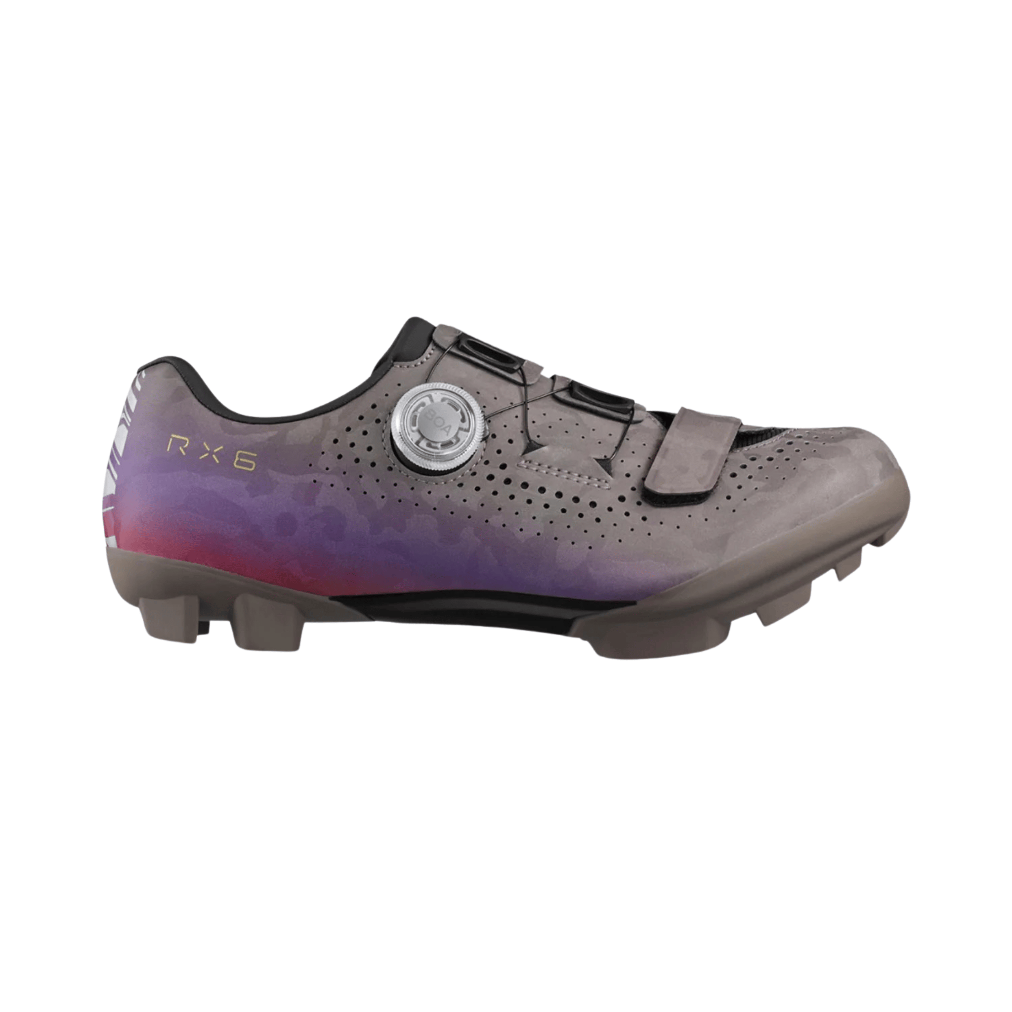 Shimano SH-RX600W Women's Shoes Grey/Purple / 36 Apparel - Apparel Accessories - Shoes - Mountain - Clip-in