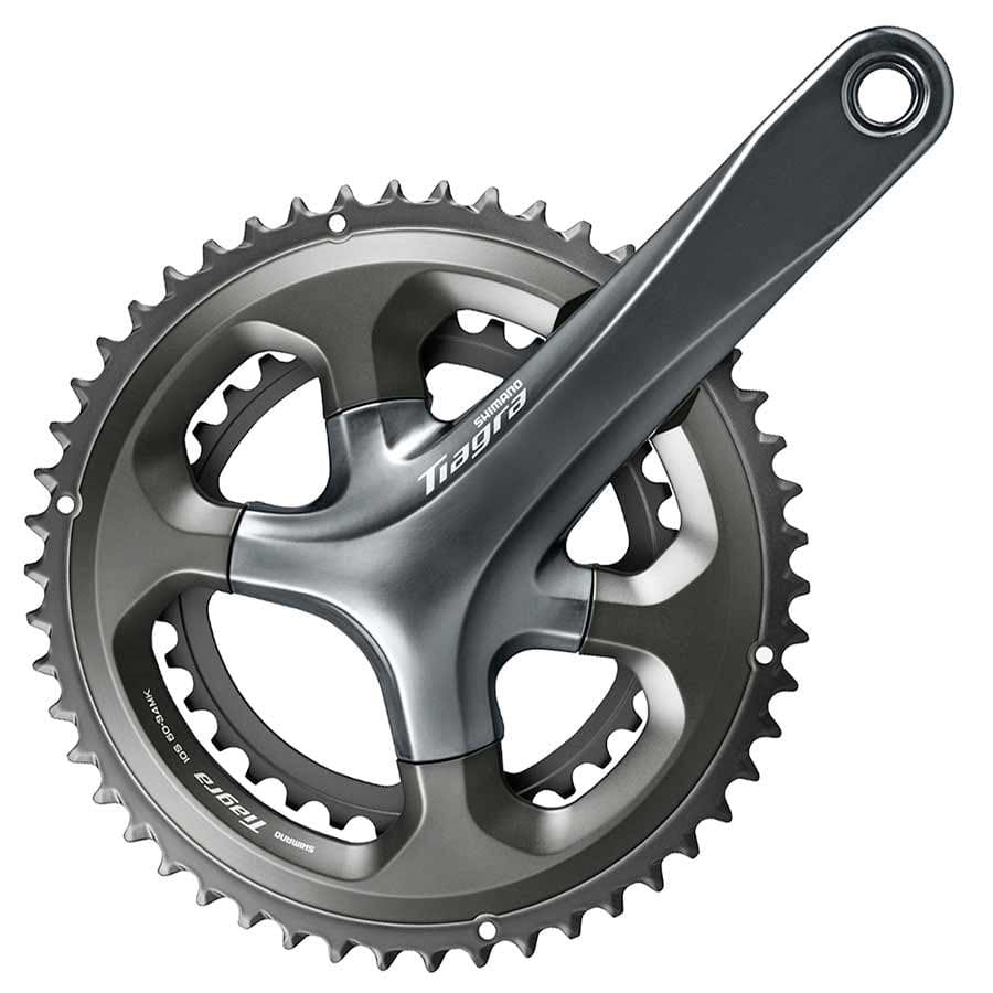 Shimano Tiagra FC-4700/4703 0, Crankset, 10 sp., 172.5mm, 34/50T, BCD:110, H2, 68mm, 43.5mm, Black Road / Track Cranksets