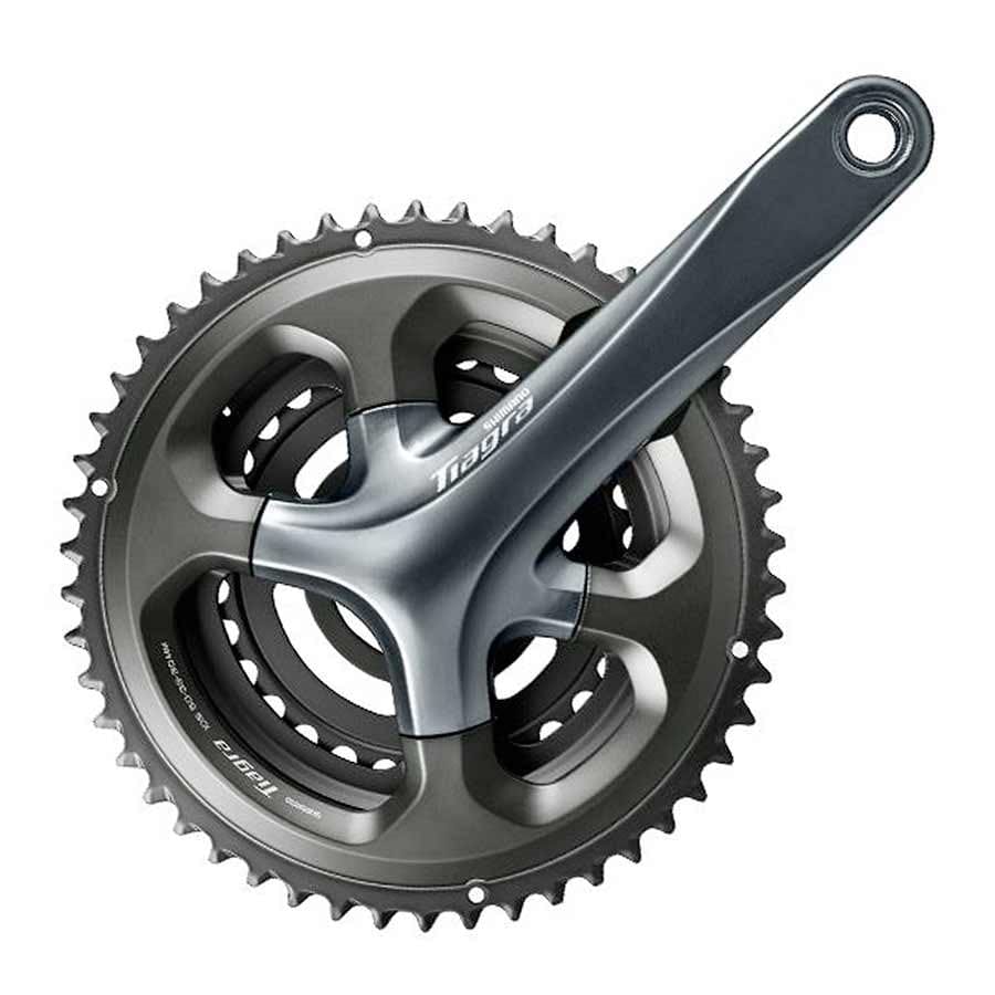 Shimano Tiagra FC-4700/4703 3, Crankset, 10 sp., 175mm, 30/39/50T, BCD:74/110, H2, 68mm, 45mm, Grey Road / Track Cranksets