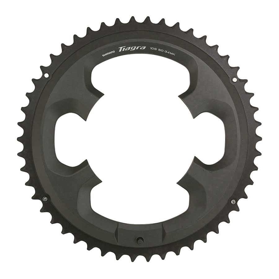 Shimano Tiagra FC-4700 50, Speed: 10, BCD: 110, Bolts: 4, Outer, Aluminum, Grey, Y1RC98050 Chainrings