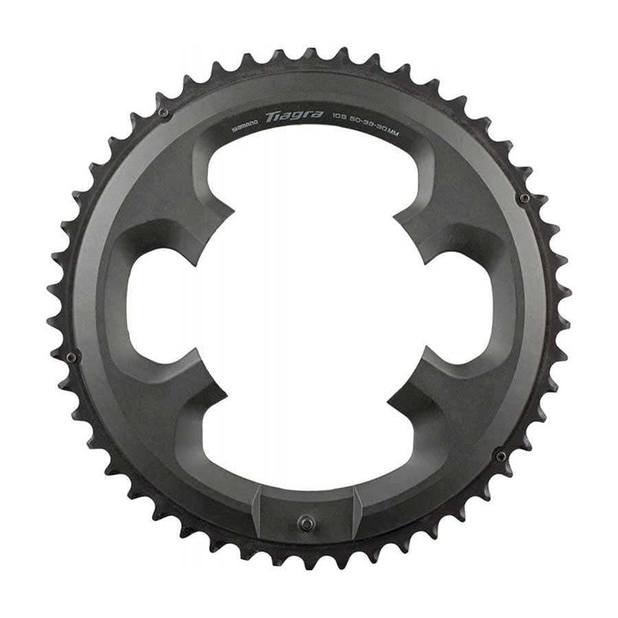 Shimano Tiagra FC-4703 50, Speed: 10, BCD: 110, Bolts: 4, Outer, Aluminum, Grey, Y1RD98030 Chainrings