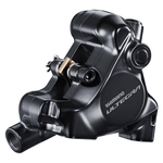 Shimano Ultegra BR-8170 Hydraulic Disc Brake Caliper - Front, Flat Mount, For 140/160mm Rotor, Finned Resin Brake Pads Parts - Brake Calipers