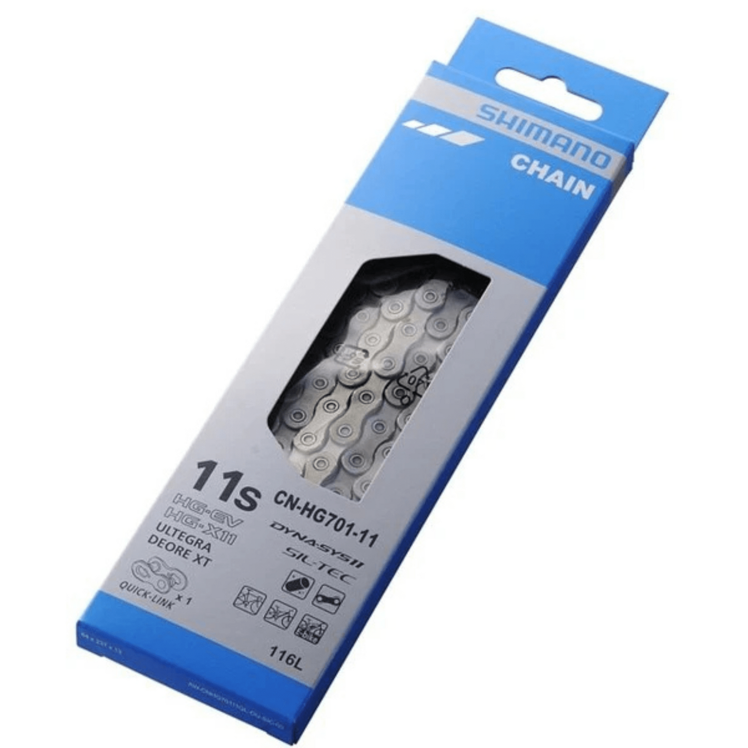 Shimano CN-HG601 ketting 11-speed 138 schakels inclusief kettingslot Shimano CN-HG601 ketting 11-speed 138 schakels inclusief kettingslot