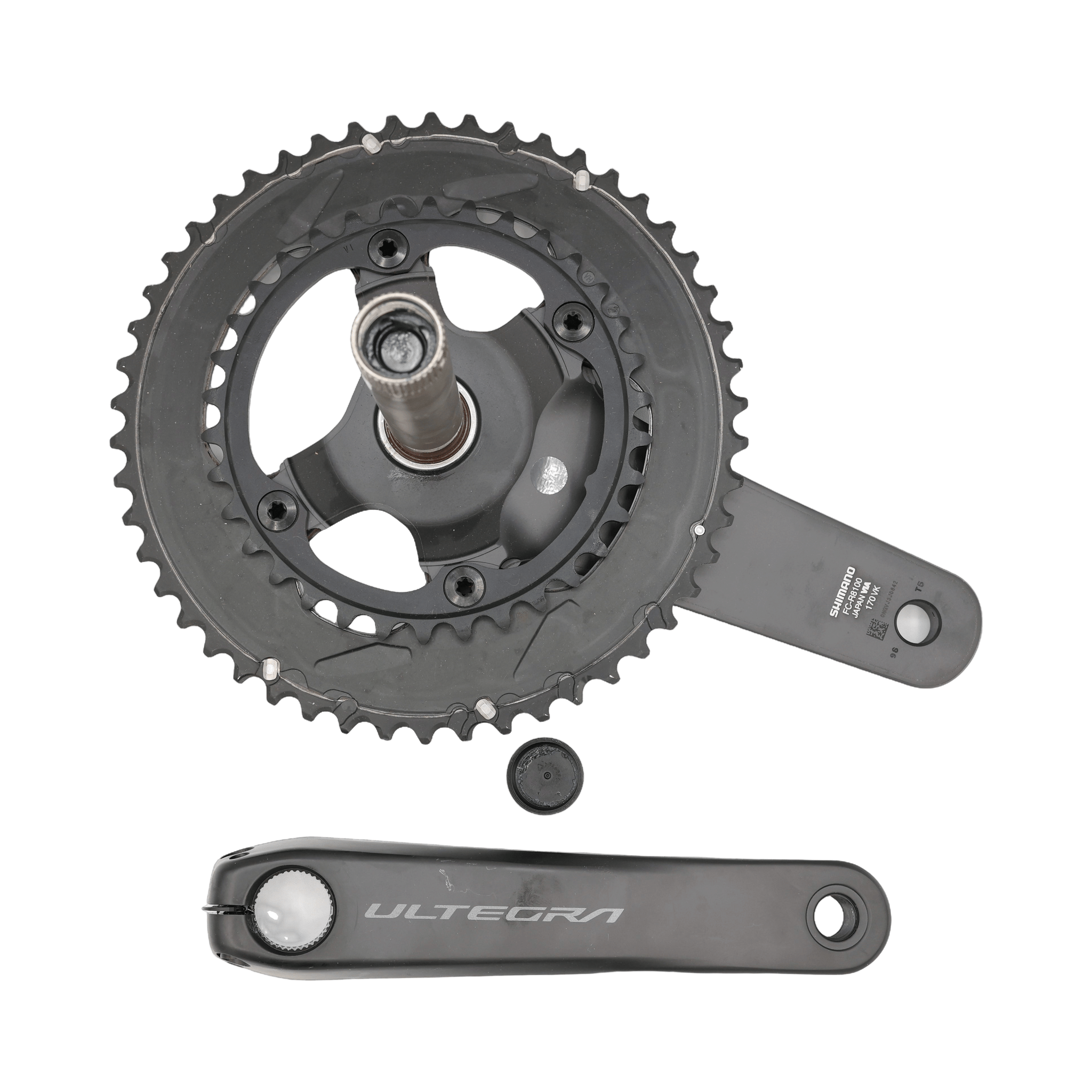 Shimano Ultegra FC-R8100 Crankset 165mm 52-36T (Take-Off) Parts - Cranksets