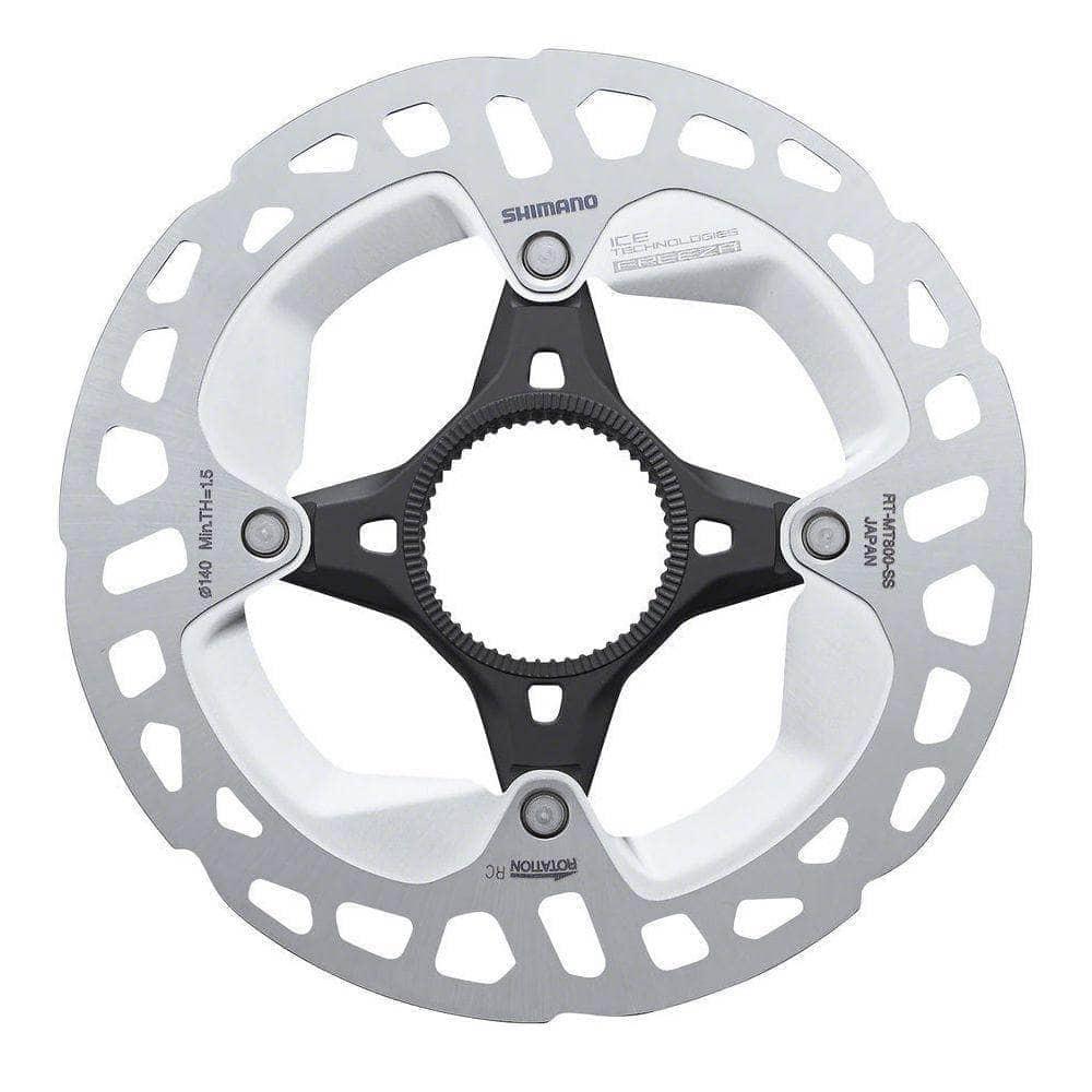 Shimano XT RT-MT800 Center Lock Disc Brake Rotor W/ Lock Ring 140mm (SS) Parts - Brake Rotors - Center Lock