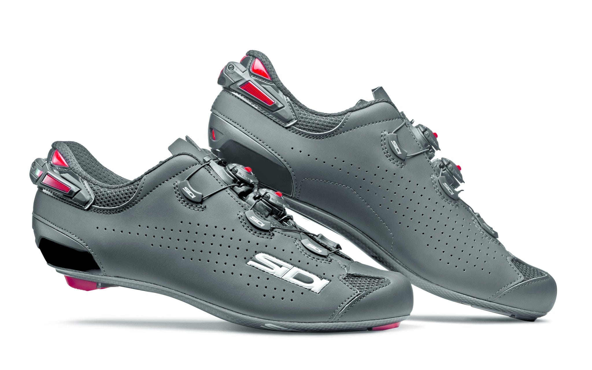 SiDI Shot 2 Shoes Black/Grey Lucido / 41 Apparel - Apparel Accessories - Shoes - Road