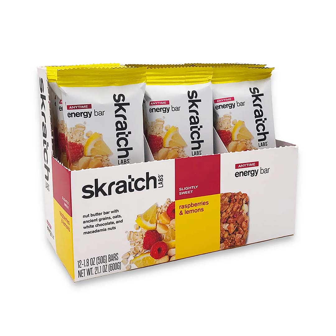 Skratch Labs Anytime Energy Bar Box of 12 Raspberries & Lemons Other - Nutrition - Bars