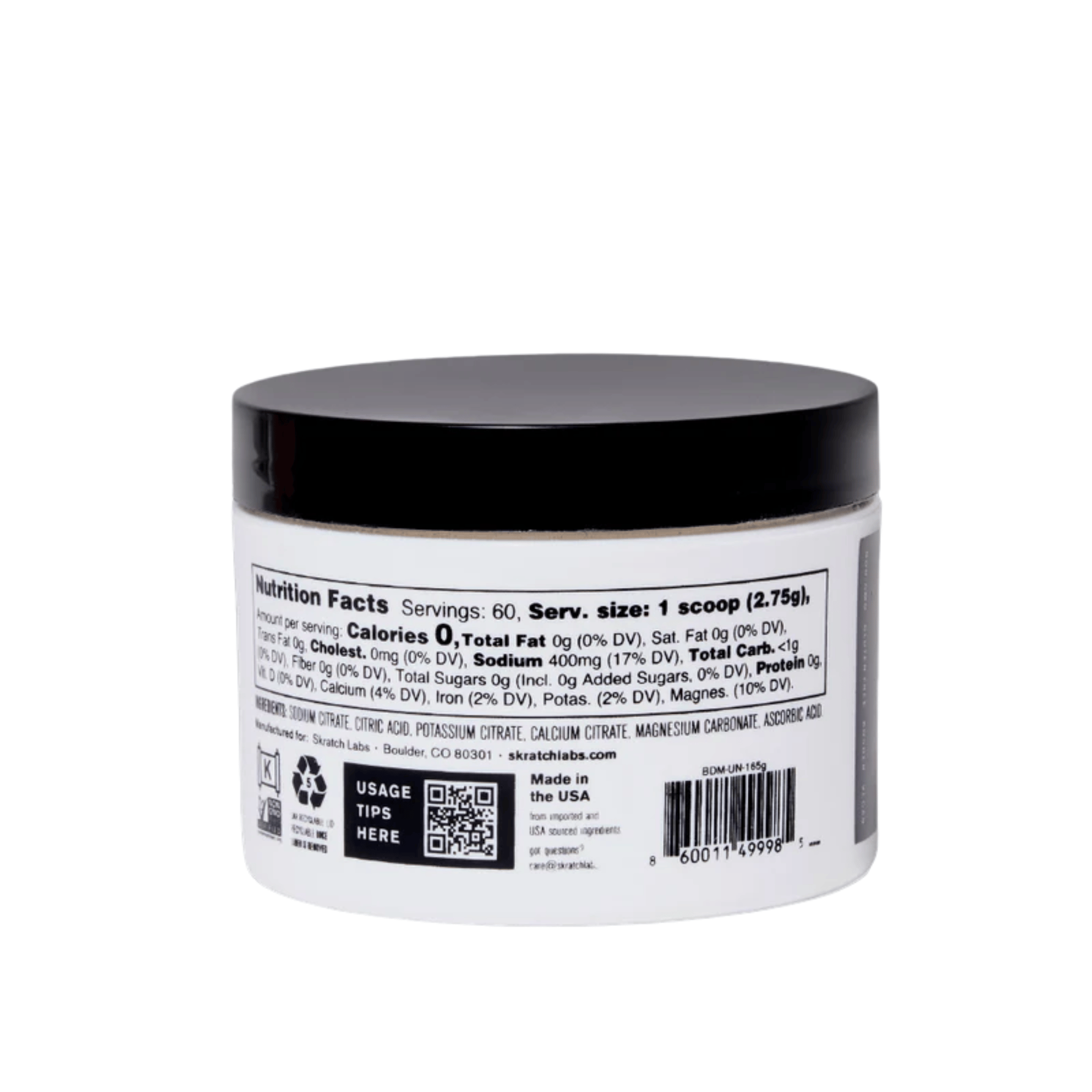 Skratch Labs Booster Drink Mix: Unflavoured Hydration 165g Other - Nutrition - Drink Mixes