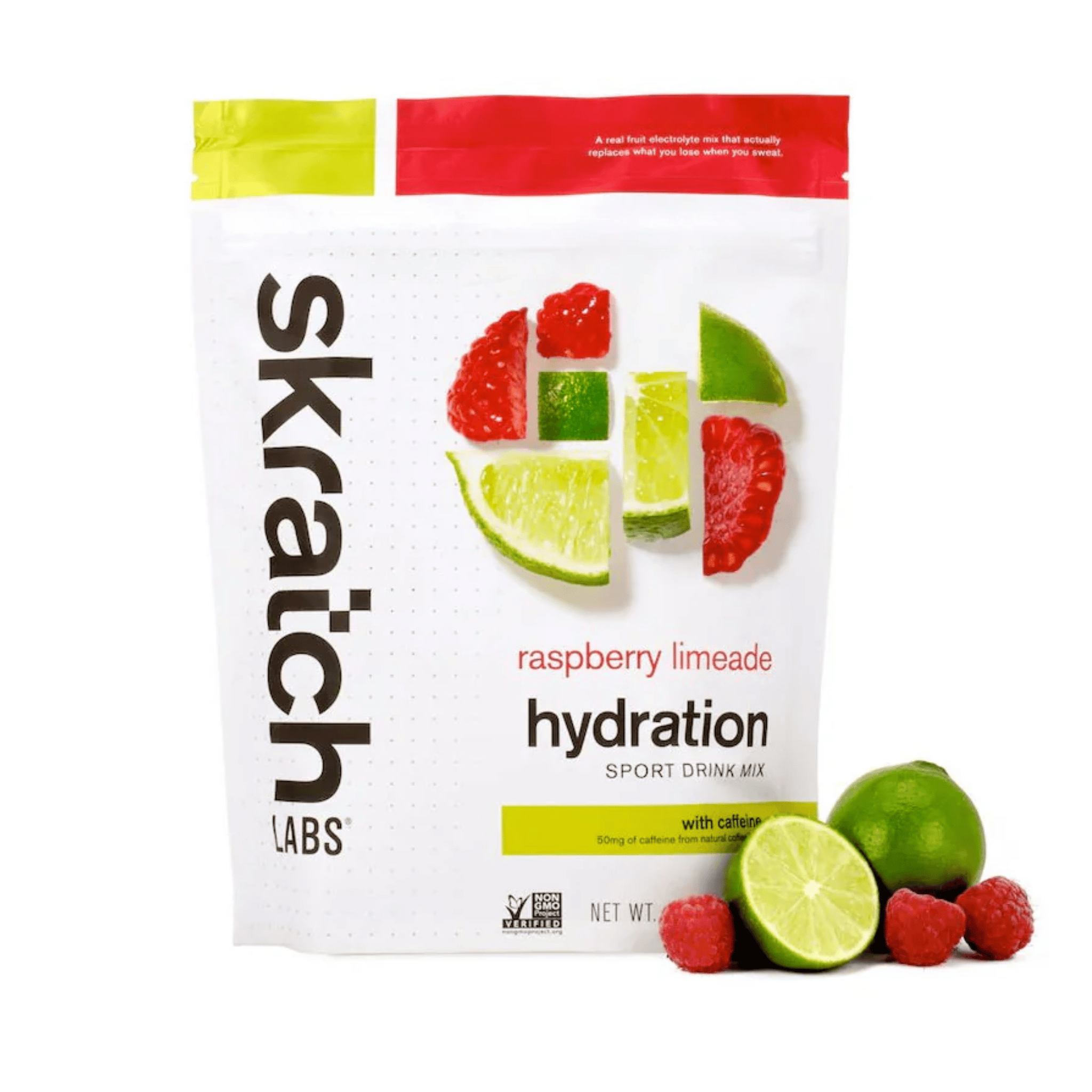 Skratch Labs Sport Hydration Drink Mix Raspberry Limeade w/ Caffeine / 440g Other - Nutrition - Drink Mixes
