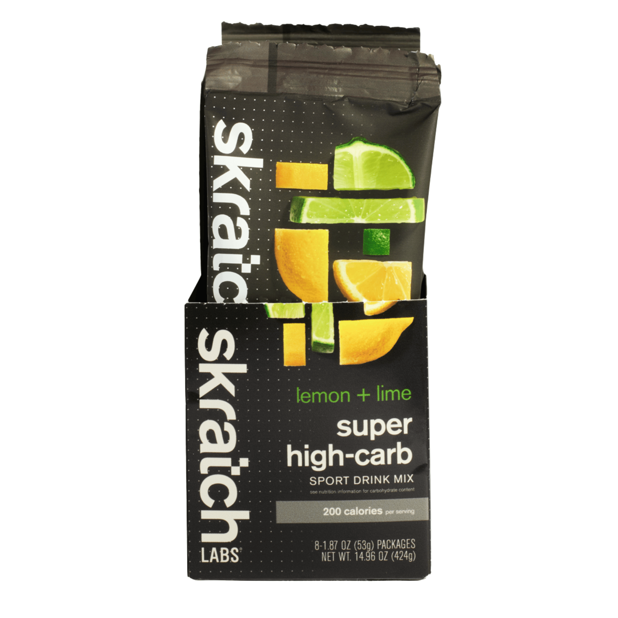 Skratch Labs Super High-Carb Sport Drink Mix Lemon & Lime / Box of 8 (53g) Other - Nutrition - Drink Mixes