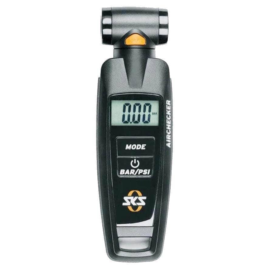 SKS Airchecker Digital Tyre Pressure Gauge - Dual Valve, Black - 10001