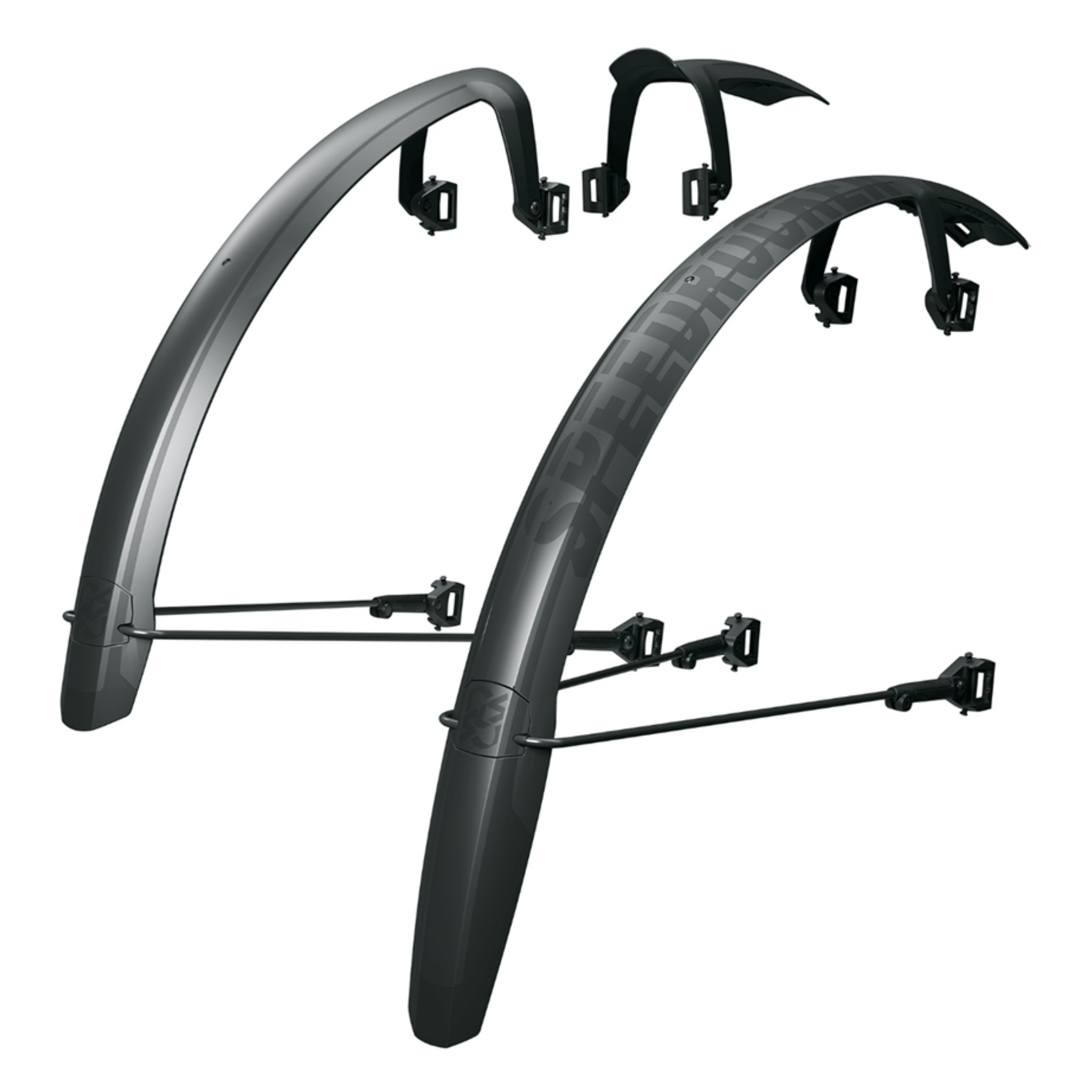 SKS Speedrocker XL Gravel Fender Set 650b or 700c Max Tire Width 52mm Black Accessories - Fenders