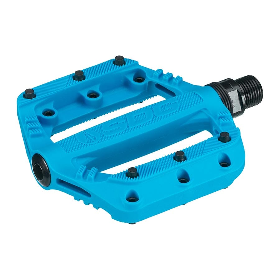 Slater Pedals Blue, Pair Platform Pedals