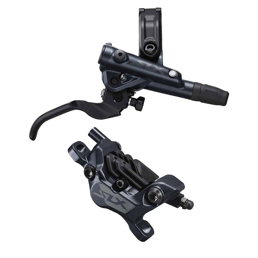 SLX  BL-M7100 / BR-M7120 Shimano, SLX  BL-M7100/BR-M7120, MTB Hydraulic Disc Brake, Rear, Post mount, Disc: Not included, 444g, Black, Set MTB Hydraulic Disc Brakes