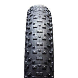 Snowshoe XL Studded Vee Rubber, Snowshoe XL Studded, Tire, 26''x4.80, Folding, Clincher, Silica, 120TPI, Black Winter Tires