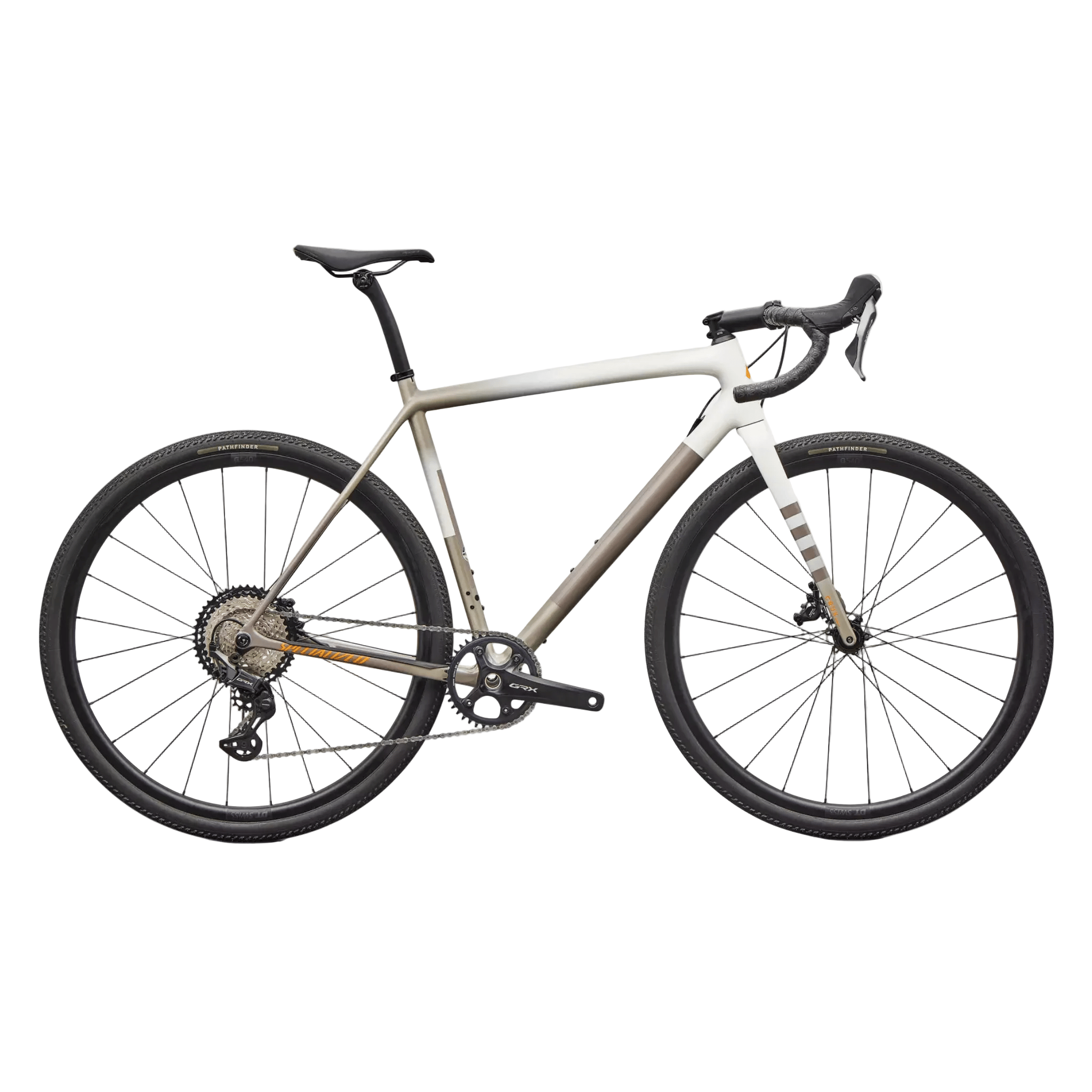 Specialized Crux Comp Shimano GRX Dune White/Sandstone Metallic/Desert Metallic/Orange Zest / 49 Bikes - Gravel