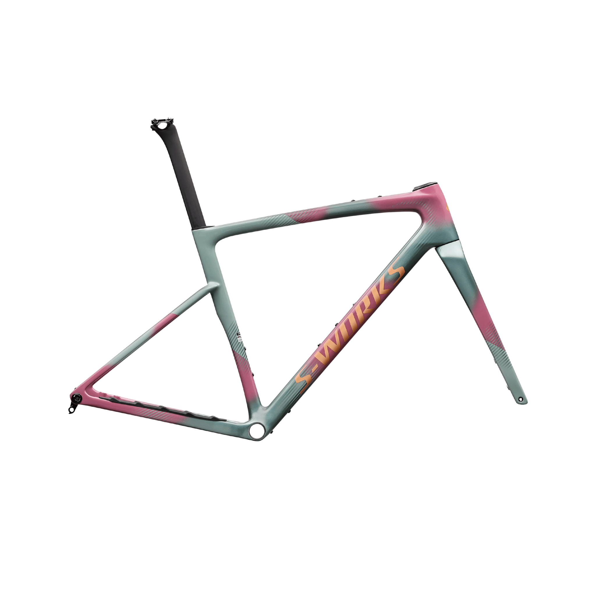 Specialized S-Works Crux 5 Frameset Agave Grey/Photon Tint Over Silver Dust / 49 Bikes - Frames - Gravel