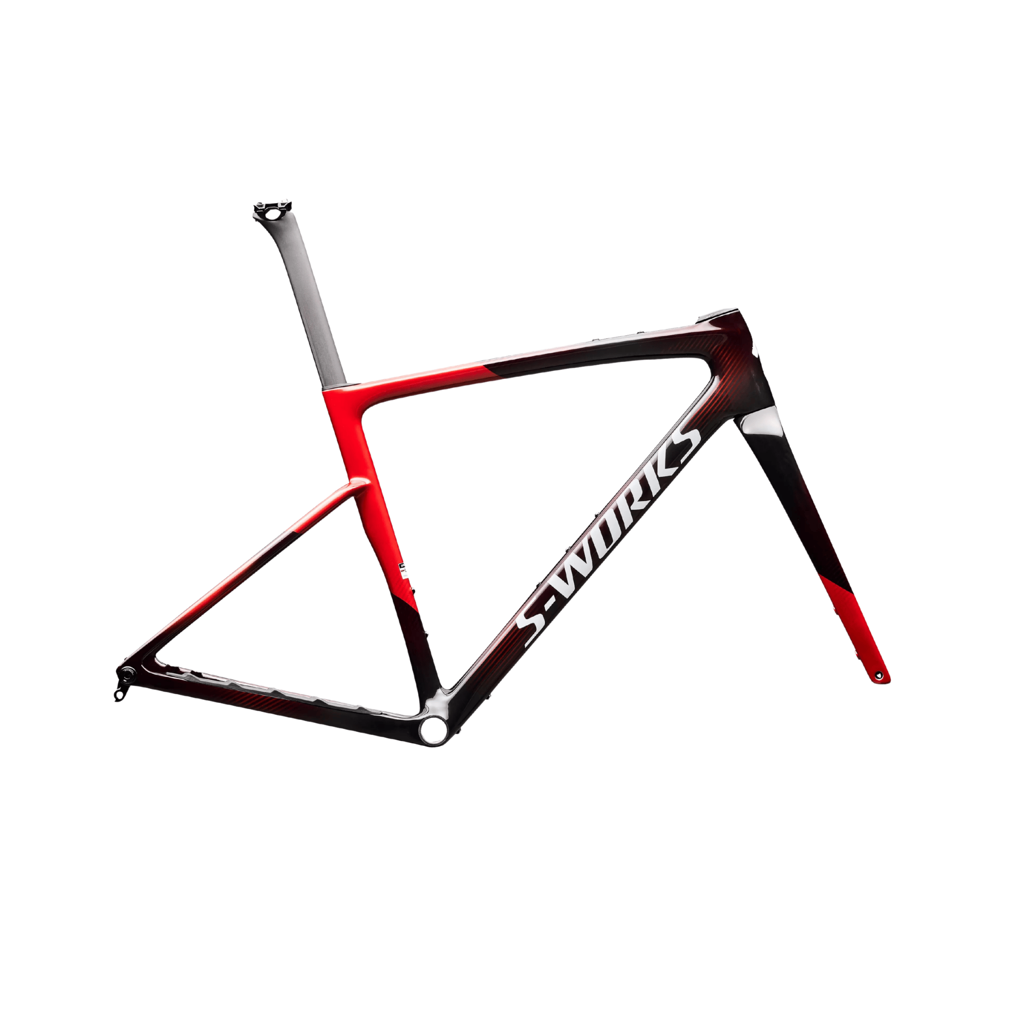 Specialized S-Works Crux 5 Frameset Cayenne Metallic/Red Tint/white Silver Metallic / 49 Bikes - Frames - Gravel