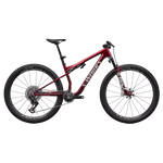 Specialized S-Works Epic 9 Gloss Red Tint Over Red Reflex Pearl Edge Fade/Metallic White Silver / S Bikes - Mountain