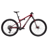 Specialized S-Works Epic 9 Gloss Red Tint Over Red Reflex Pearl Edge Fade/Metallic White Silver / S Bikes - Mountain