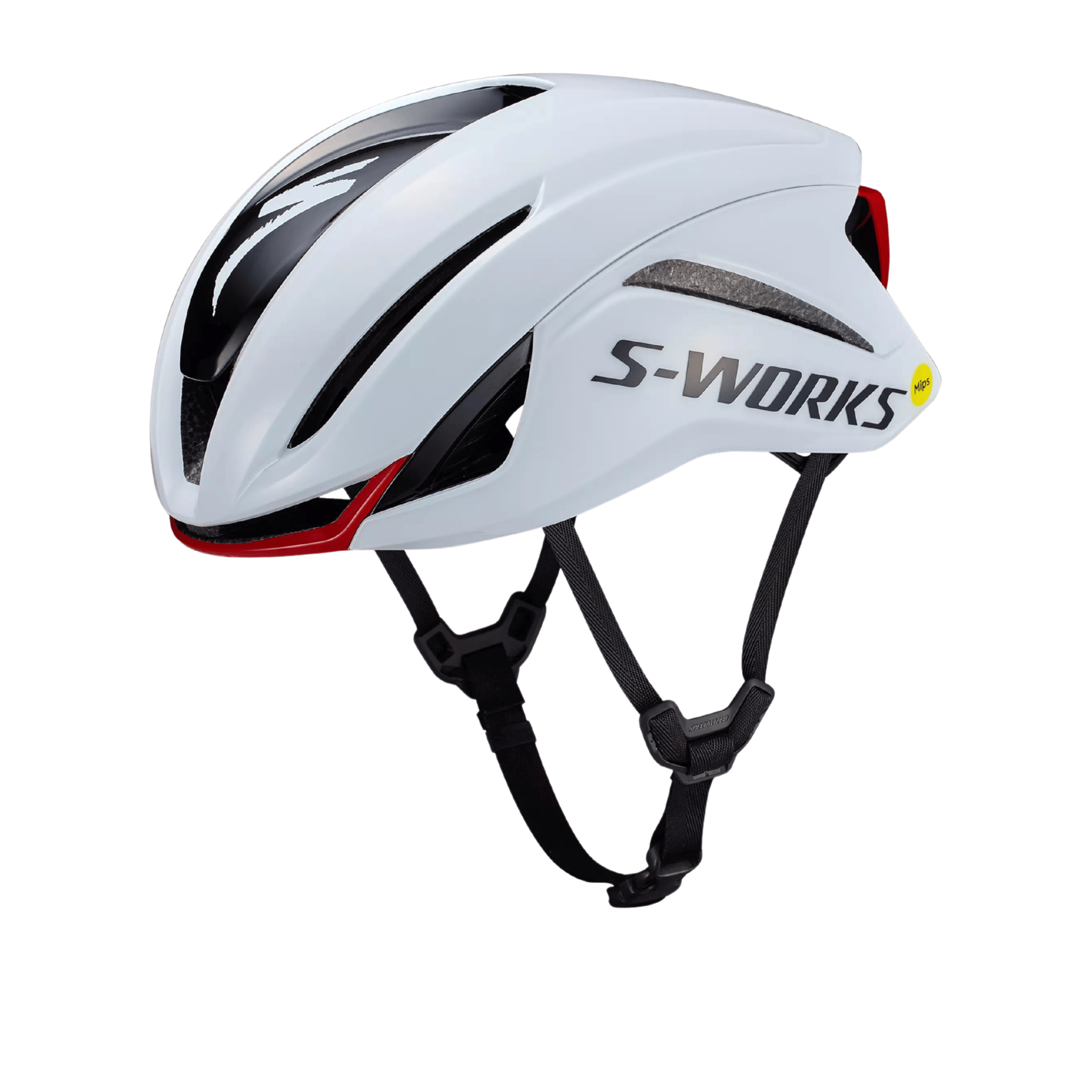 Specialized S-Works Evade 4 Helmet White/Red / S Apparel - Apparel Accessories - Helmets - Road
