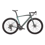 Specialized S-Works Roubaix SL8 SRAM RED AXS Satin Carbon/Fjord Metallic Dust Dry Impasto + Fade/Gloss Premium Fjord Metallic / 44 Bikes - Road