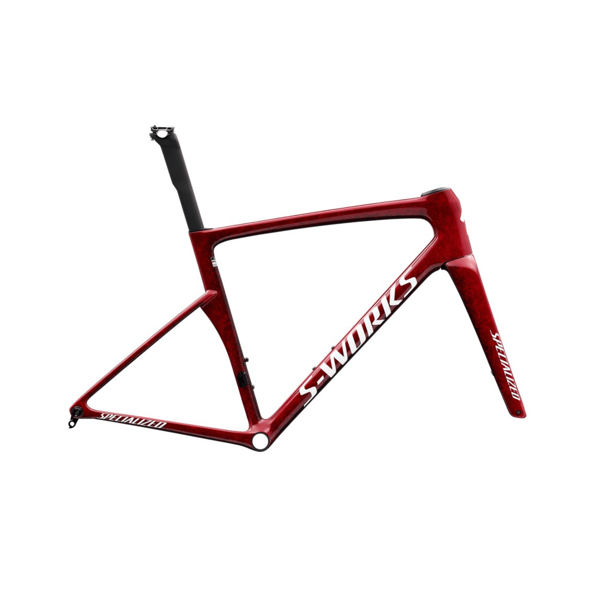 Specialized S-Works Tarmac SL9 Frameset Vivid Red/Tarmac Black/White / 49 Bikes - Frames - Road