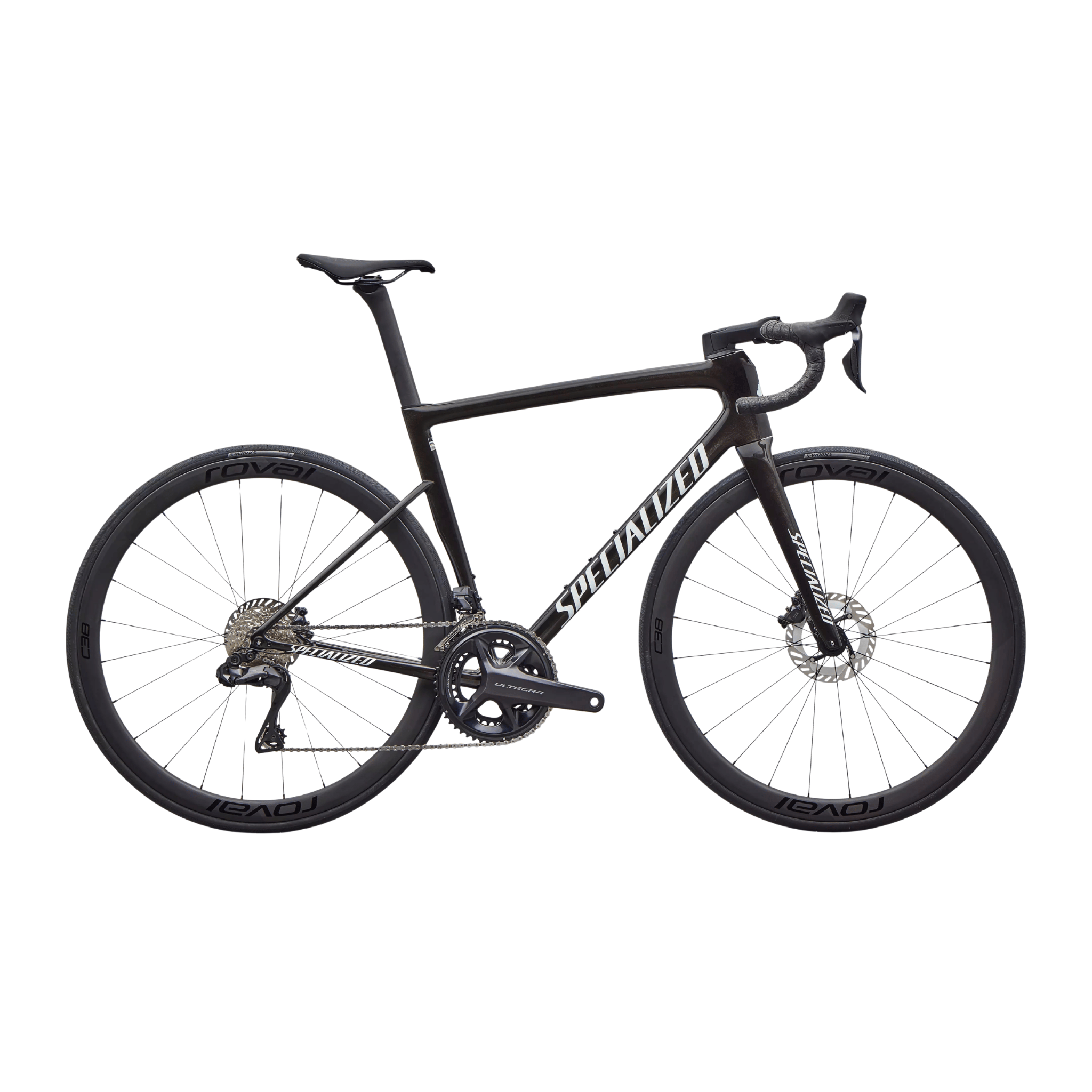 Specialized Tarmac SL8 Expert Shimano Ultegra Di2 Gloss Obsidian Metallic / 25% Cqv Reflex Super Red Pearl Over White / 44 Bikes - Road